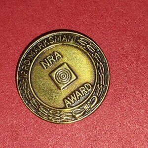 Pro-Marksman NRA Award National Rifle Association Pin Vintage Collectible old